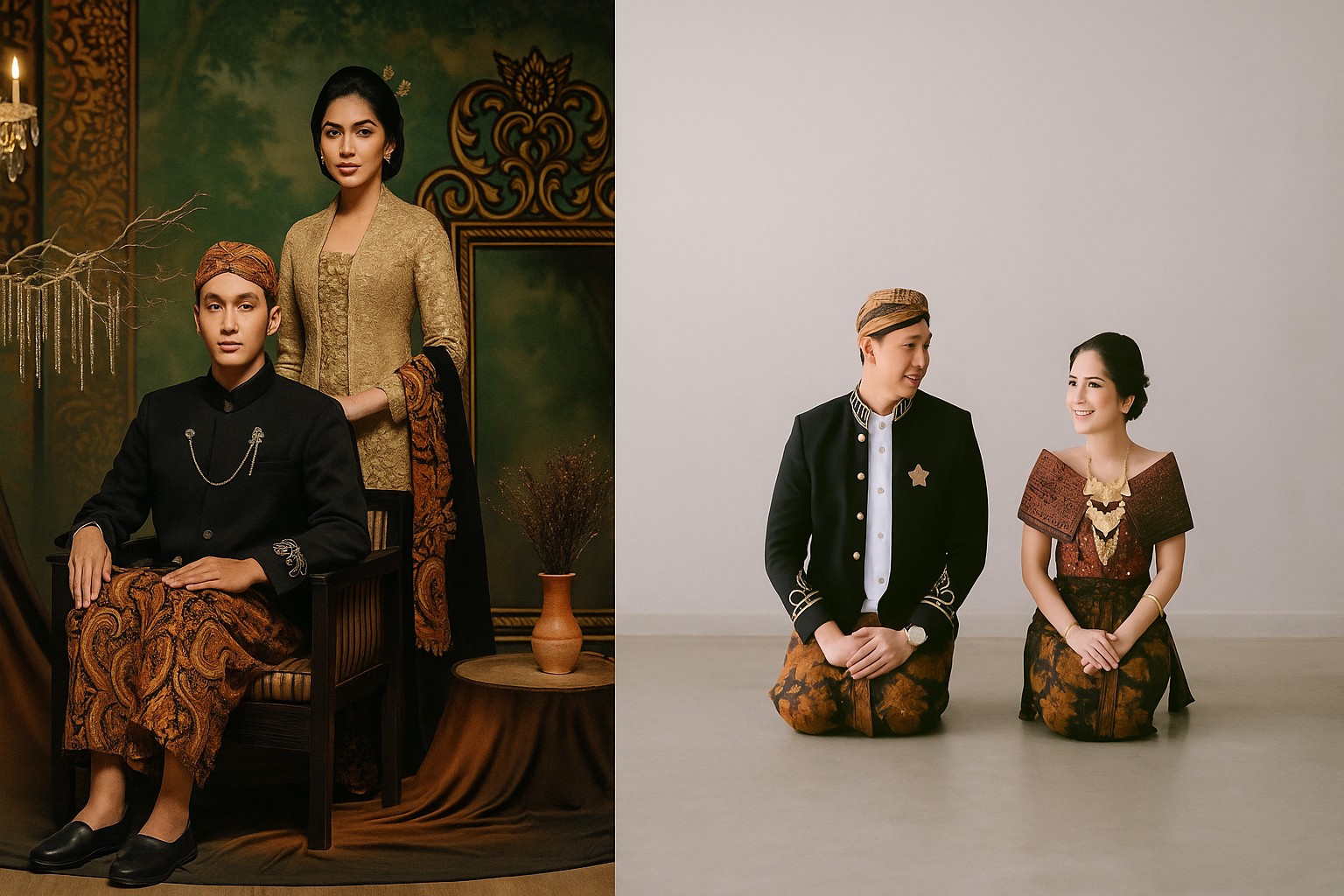 10 Inspirasi Foto Prewedding Adat Jawa Elegan untuk Undangan Digital 2025